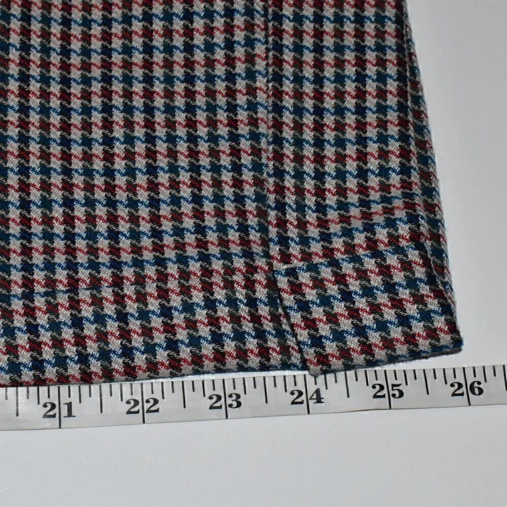 J. Jill Houndstooth Pull On Cuffed Hem Pants Size 8